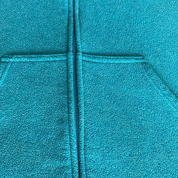 Carhartt - Women's Teal Full Zip Logo Soft Fleece Hoodie , Medium (8/10) - Picture 9 of 10